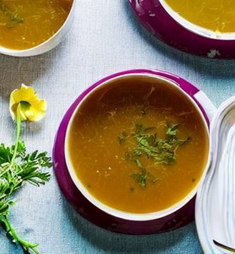 caldo vegetal casero