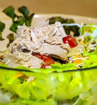 Ensalada de Atún y Vegetales para perder peso