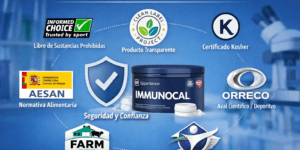 certificados y avales de Immunotec