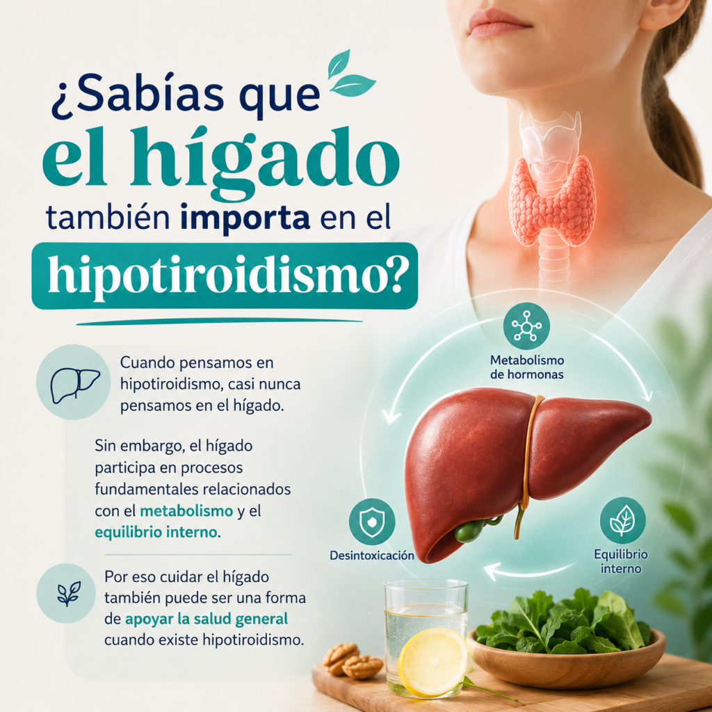 Hígado, glutatión y tiroides: el triángulo invisible de la salud metabólica
