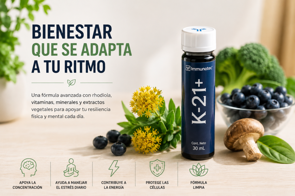 Bienestar con suplemento con rhodiola